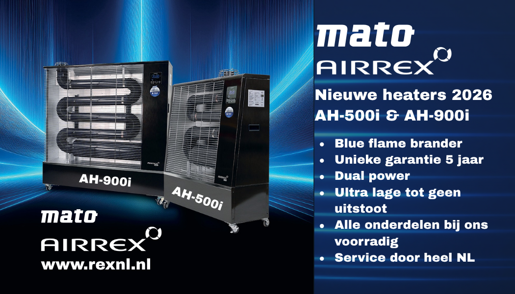 Nieuwe Airrex AH-500i en AH-900i Blue Flame dual power